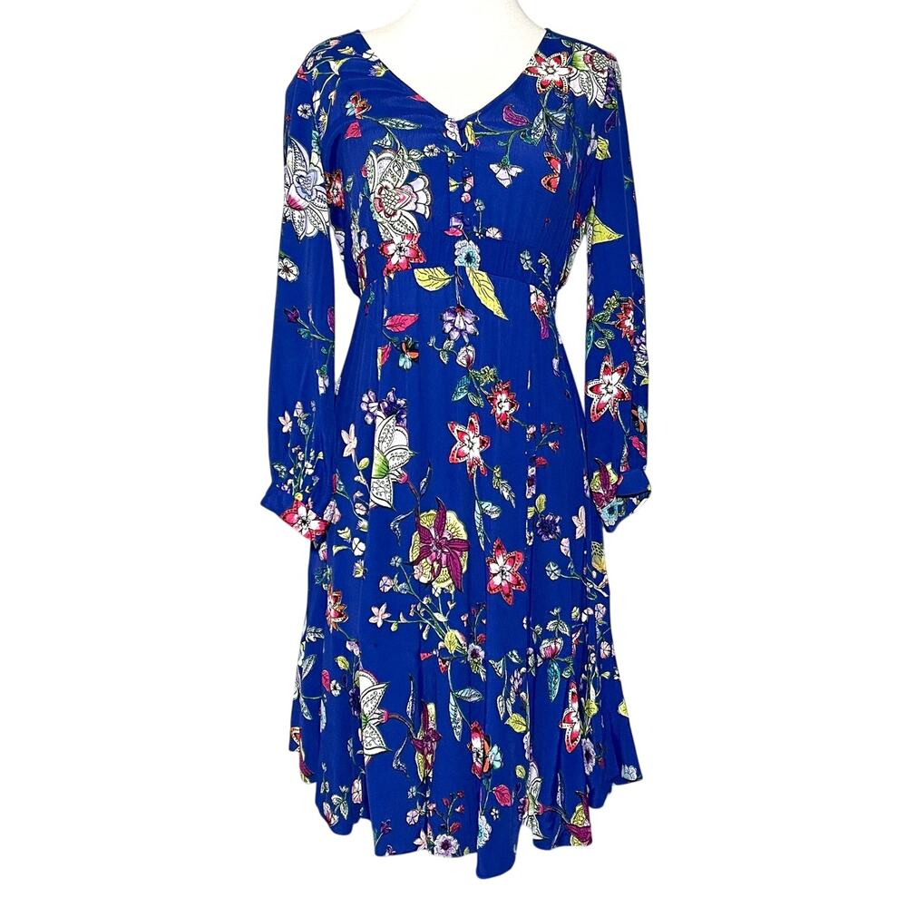 Anthropologie Maeve Blue Maplewood Dress XS